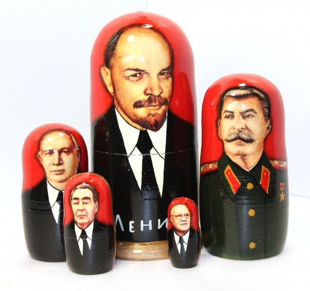 

Матрёшка Ленин (5 мест, 17 см)