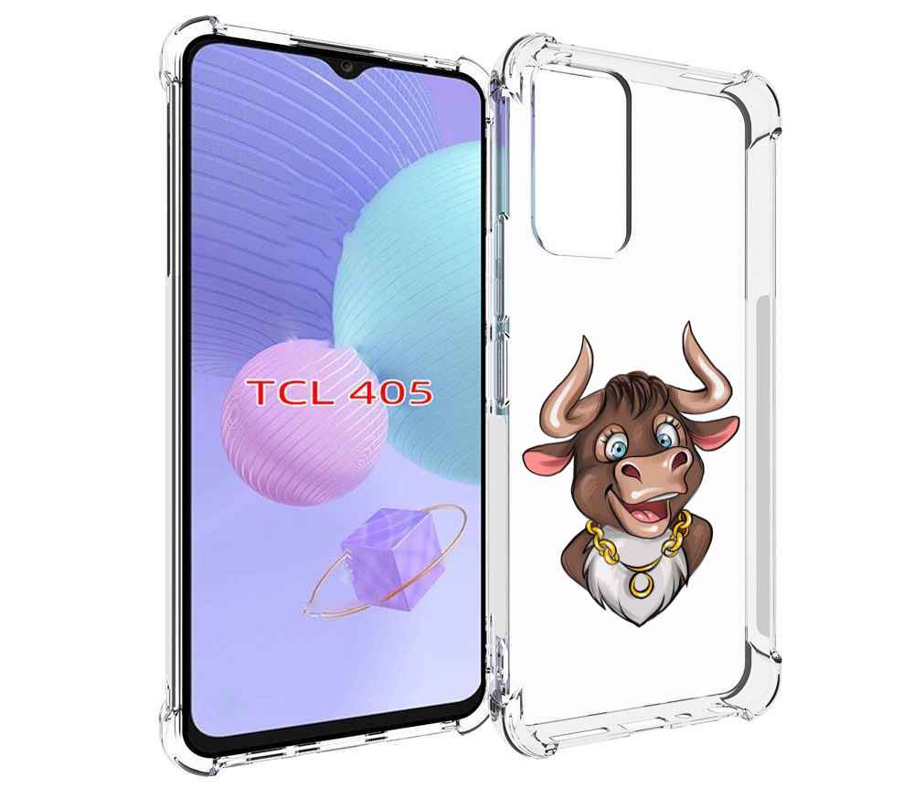

Чехол MyPads Бычок для TCL 405, Tocco