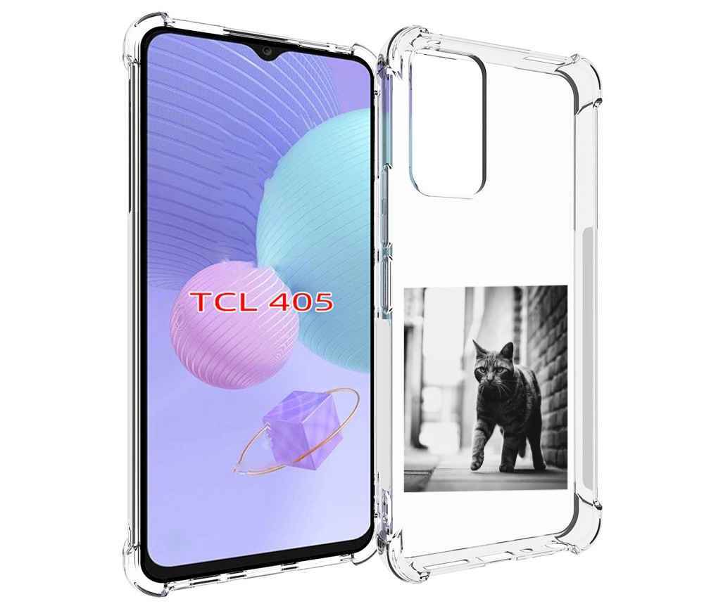 

Чехол MyPads Важный-кот для TCL 405, Tocco