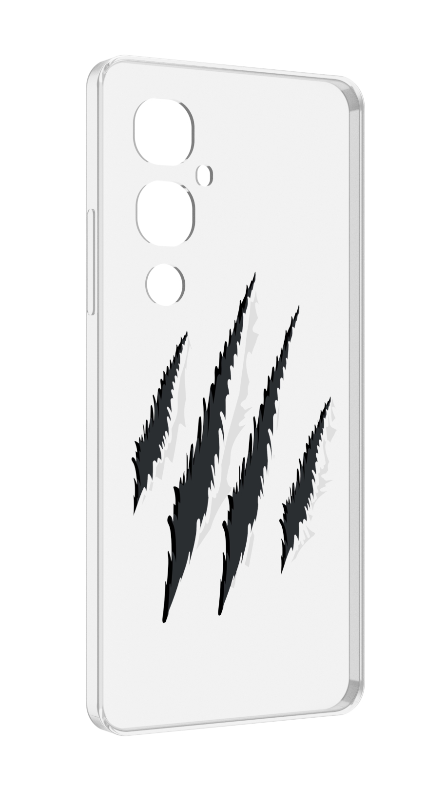 

Чехол MyPads след-когтей для Tecno Pova 4 Pro, Прозрачный, Tocco