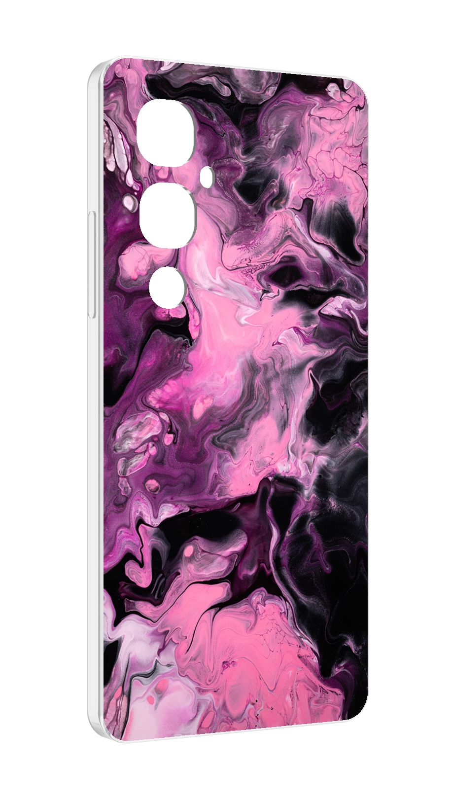 

Чехол MyPads смешивание-фиолетового для Tecno Pova 4 Pro, Прозрачный, Tocco
