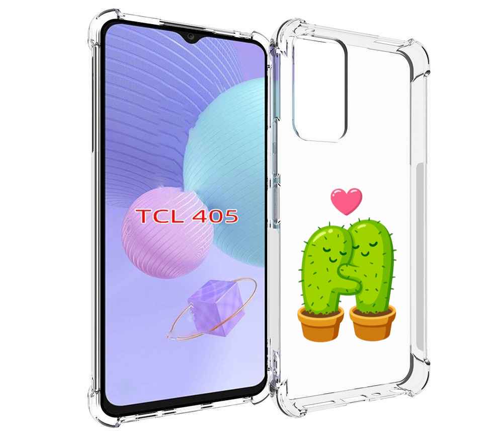 

Чехол MyPads Влюбленные-кактусы для TCL 405, Tocco