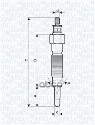 Свеча накала Magneti Marelli 62900064304