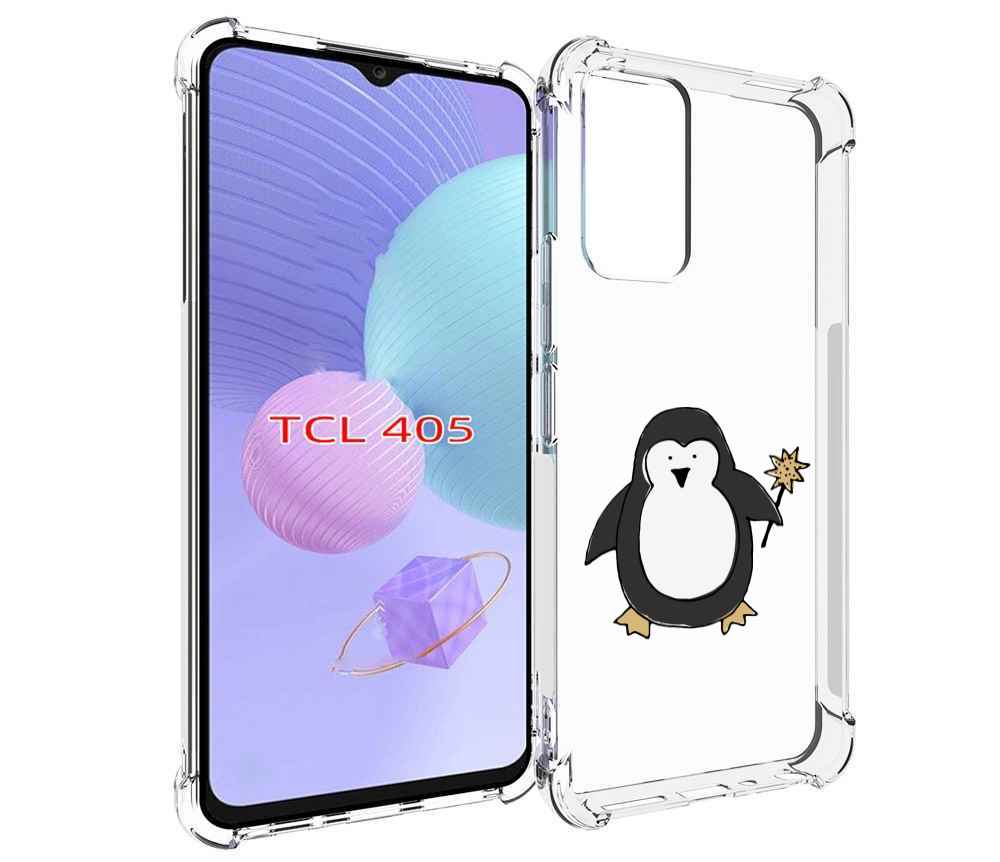 

Чехол MyPads Волшебный пингвин для TCL 405, Tocco