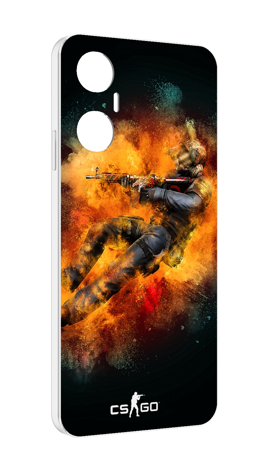 

Чехол MyPads CS-go Контр-террорист для Infinix Hot 20 5G, Прозрачный, Tocco