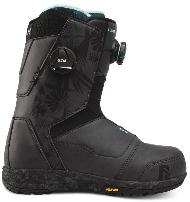 фото Ботинки для сноуборда nidecker lunar black / черный (us:8,5)