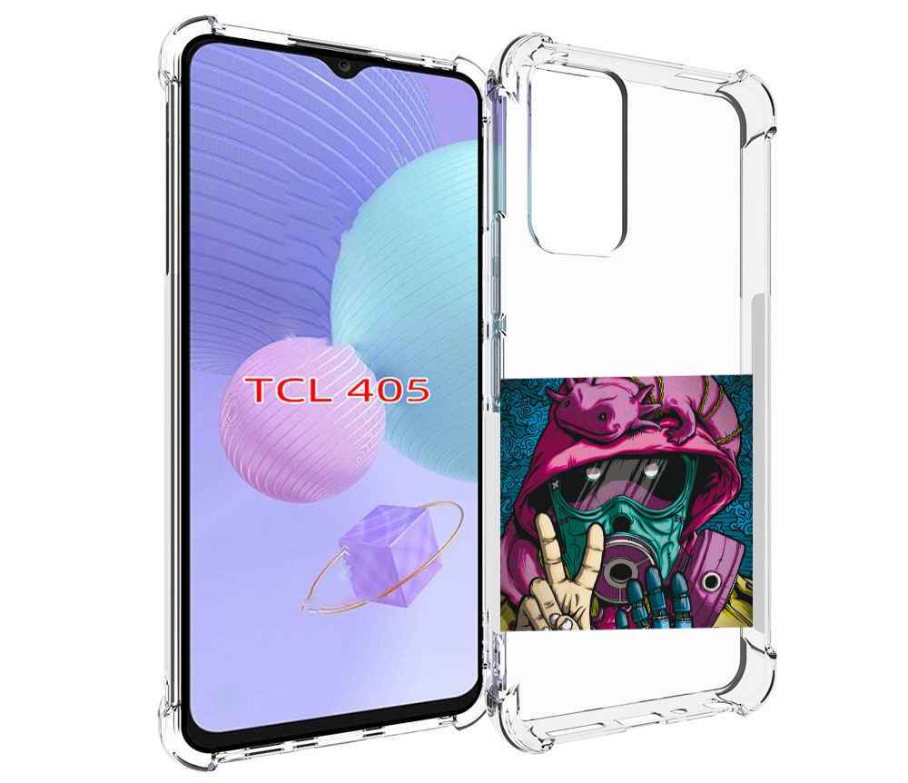 

Чехол MyPads Всем-мир для TCL 405, Tocco