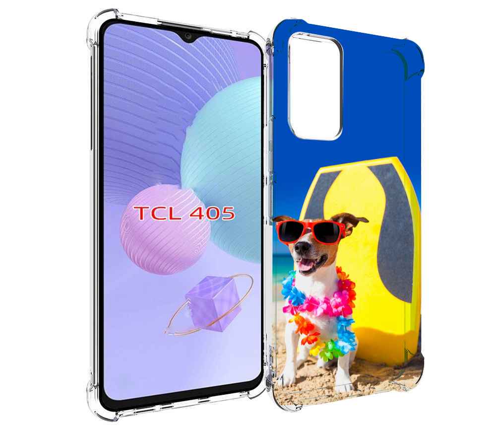 

Чехол MyPads Гавайская-собака для TCL 405, Tocco