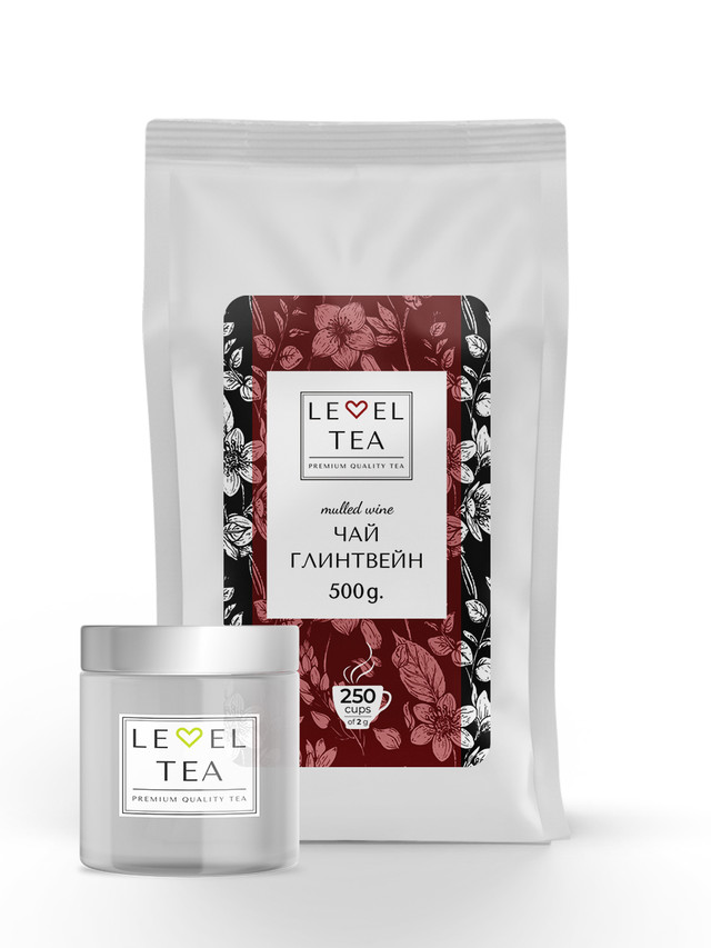 фото Чай красный листовой глинтвейн level tea 500гр