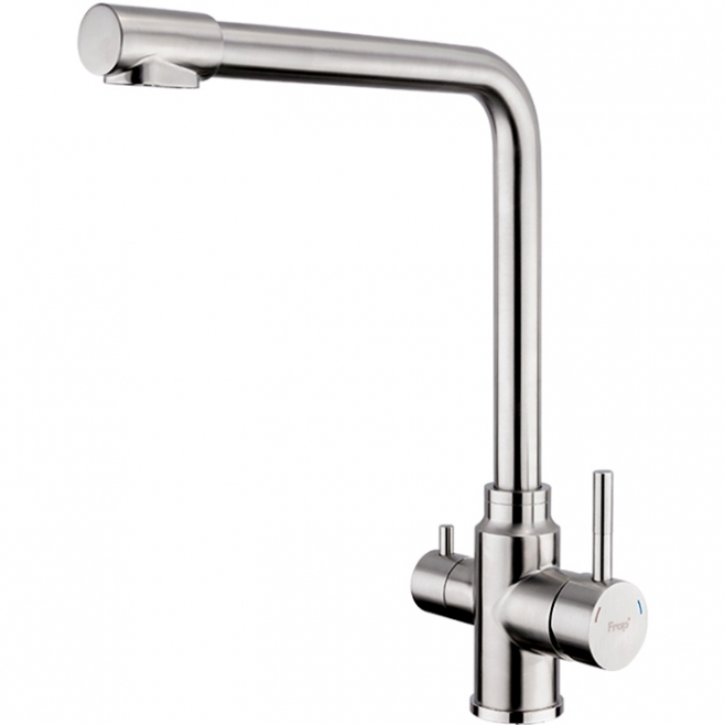 Смеситель для кухни FRAP F43899-1 с подключением фильтра питьевой воды смеситель для кухни с выходом питьевой воды ledeme