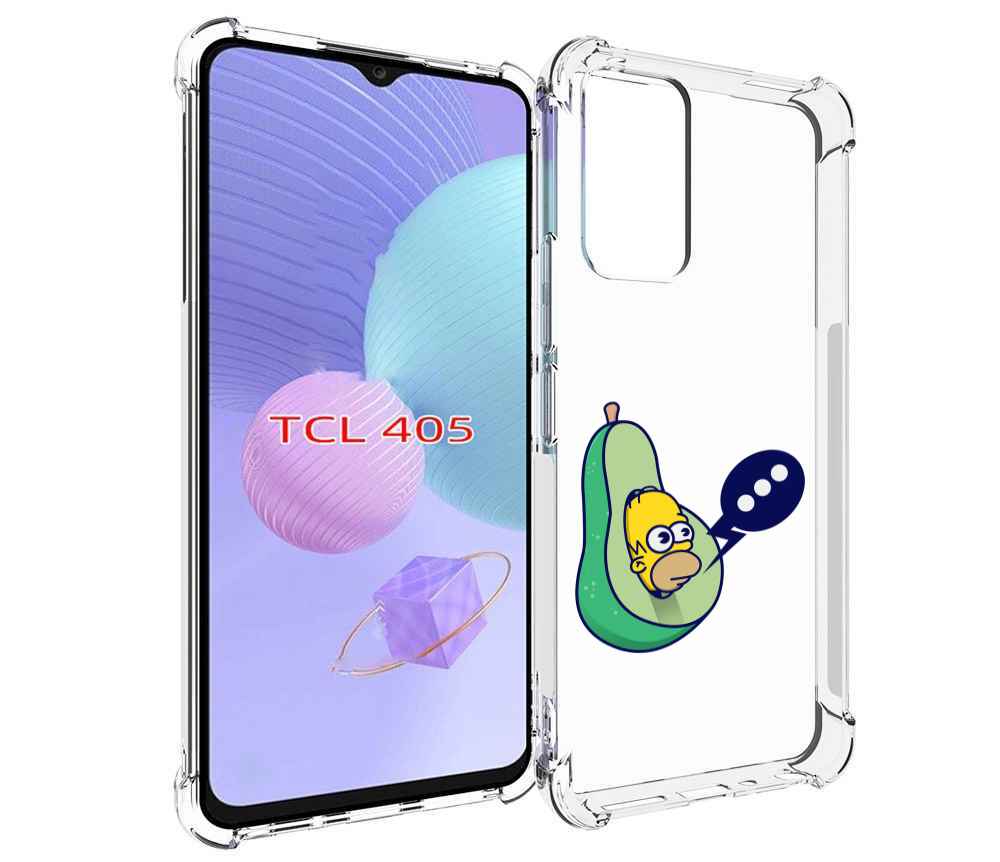 

Чехол MyPads Гомер-авокадо для TCL 405, Tocco