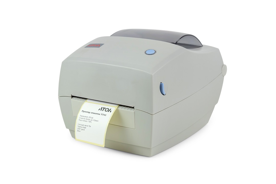 

Принтер этикеток АТОЛ АТОЛ ТТ41 белый, АТОЛ ТТ41