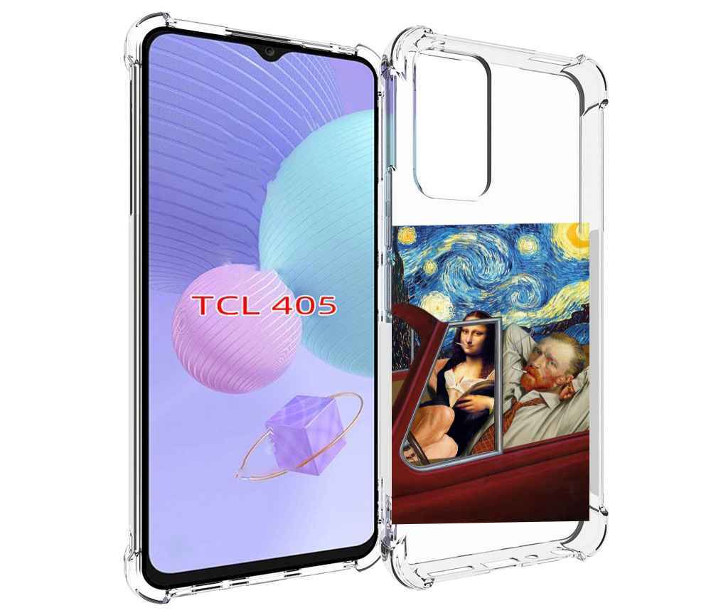 

Чехол MyPads Да-Винчи-в-одном для TCL 405, Tocco