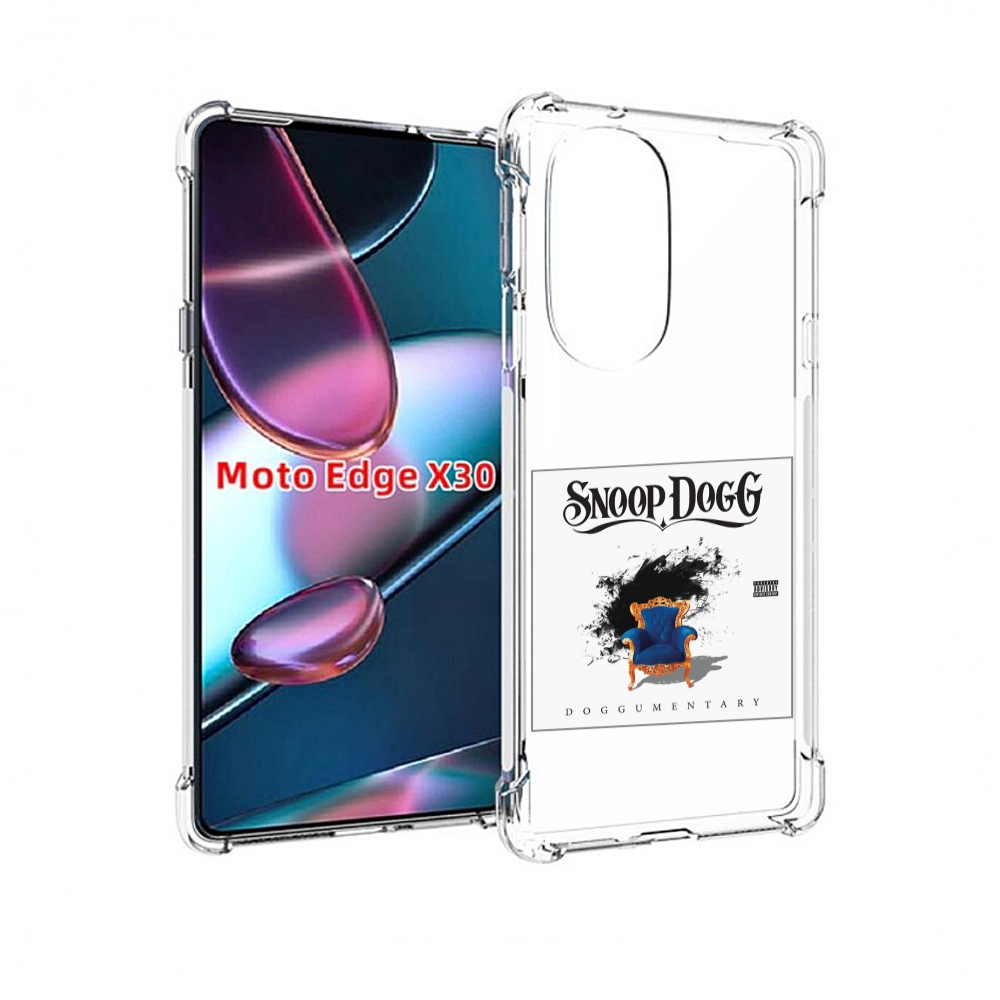 

Чехол MyPads Snoop Dogg DOGGUMENTARY для Motorola Moto Edge X30, Прозрачный, Tocco