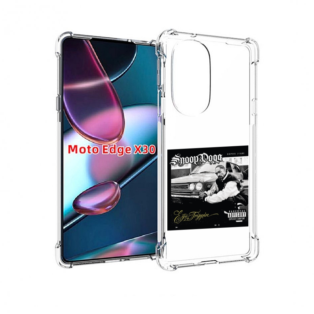 

Чехол MyPads Snoop Dogg EGO TRIPPIN’ для Motorola Moto Edge X30, Прозрачный, Tocco