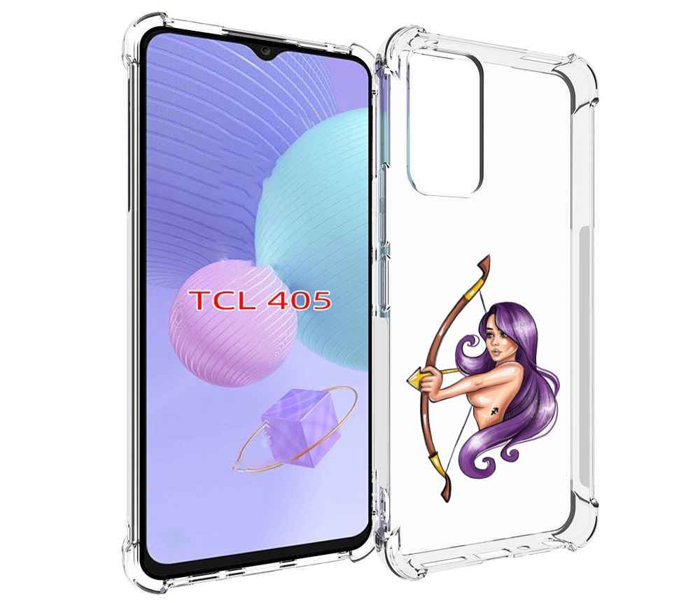 

Чехол MyPads Девушка-Стрелец женский для TCL 405, Tocco