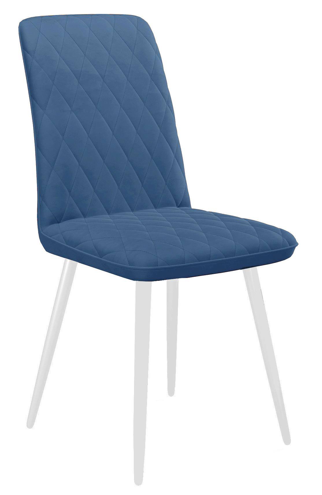 

Стул DikLine 205 B8 BLUE /ножки белые