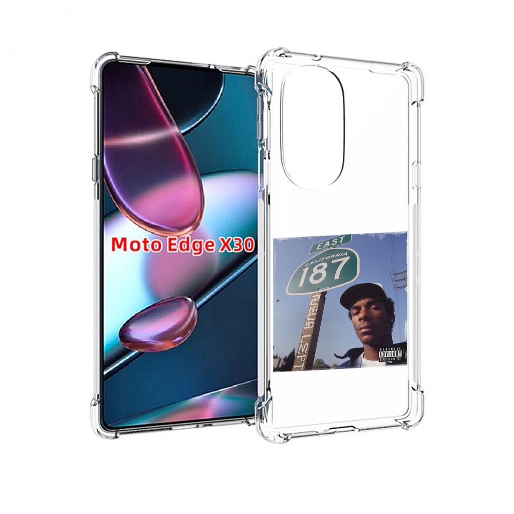 

Чехол MyPads Snoop Dogg NEVA LEFT для Motorola Moto Edge X30, Прозрачный, Tocco