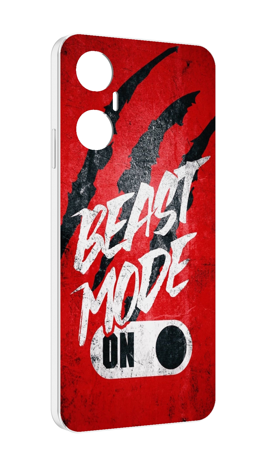 

Чехол MyPads BEAST inside You для Infinix Hot 20 5G, Прозрачный, Tocco