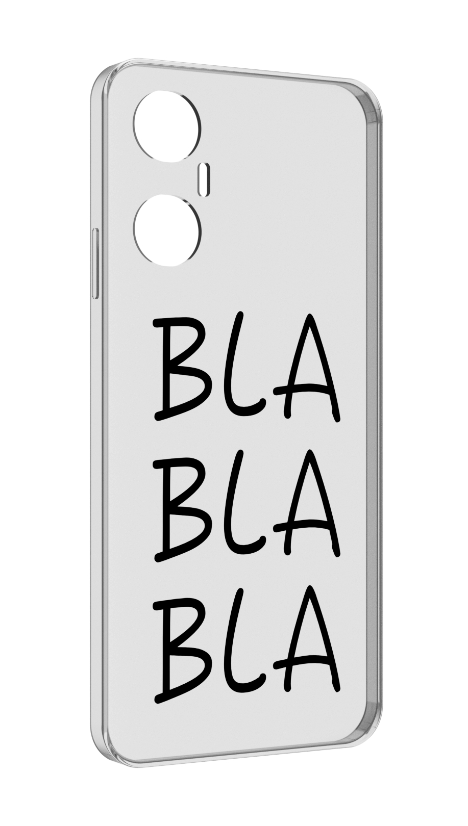 

Чехол MyPads Bla-Bla для Infinix Hot 20 5G, Прозрачный, Tocco