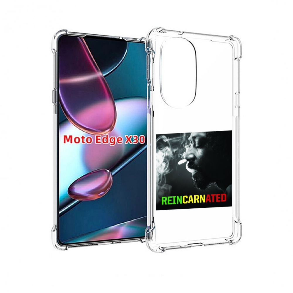 

Чехол MyPads Snoop Dogg REINCARNATED для Motorola Moto Edge X30, Прозрачный, Tocco