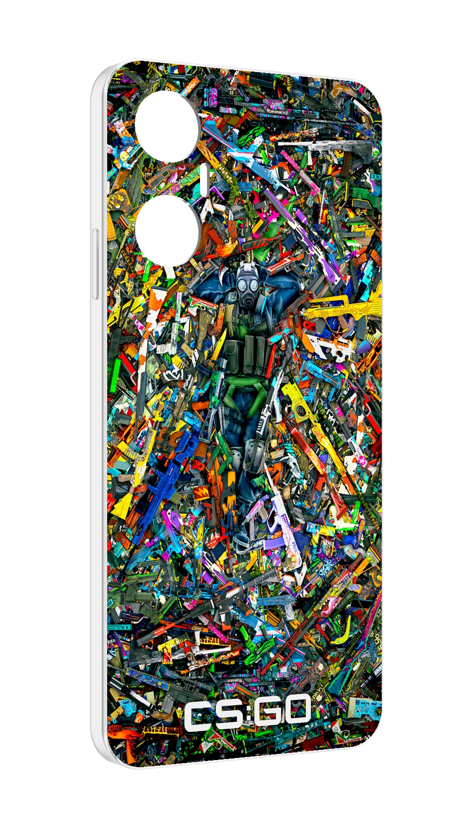 

Чехол MyPads CS GO guns skins мужской для Infinix Hot 20 5G, Прозрачный, Tocco