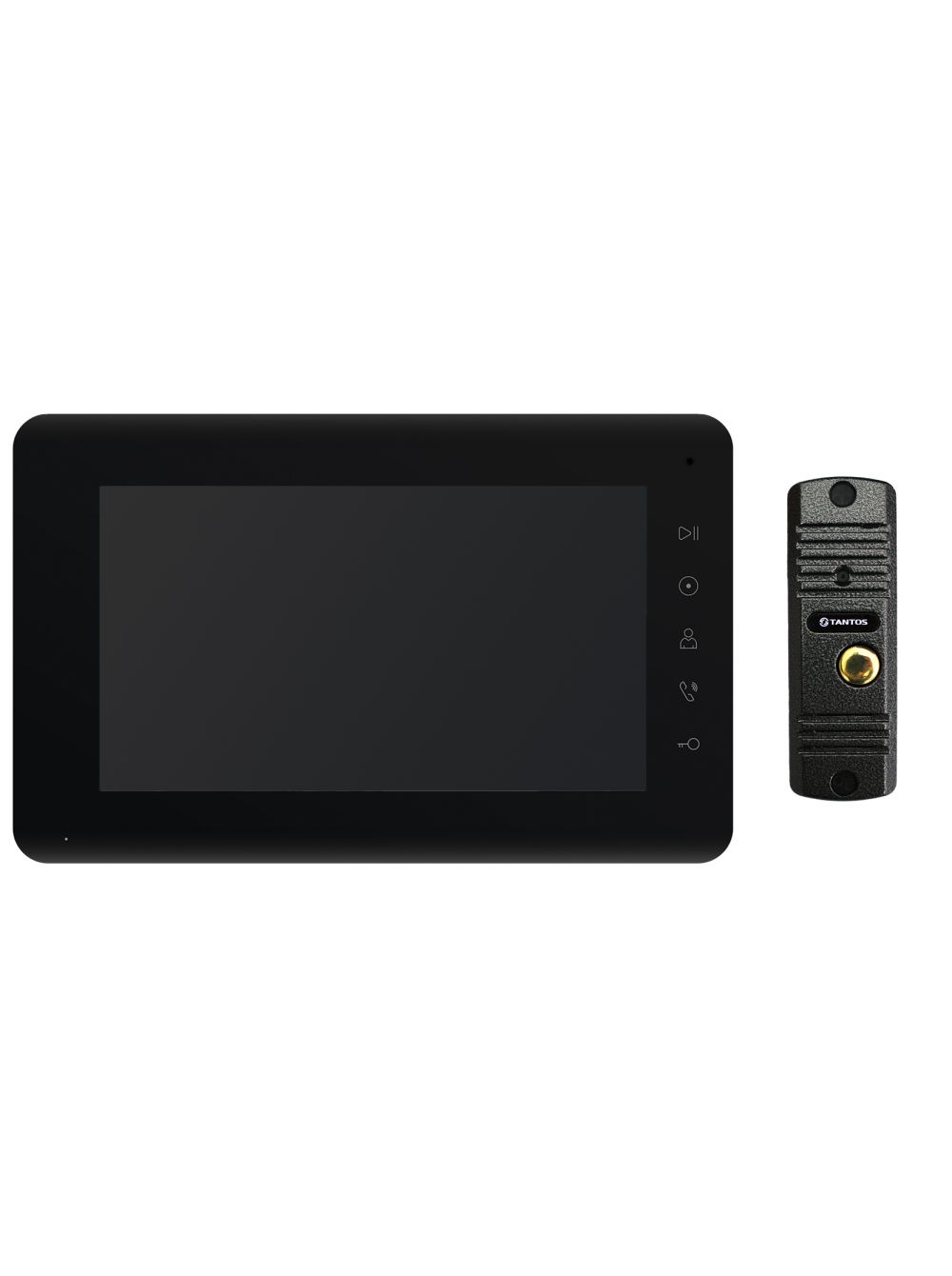 Комплект видеодомофона Tantos Mia HD (черный) и Corban HD (асфальт) Н2-00003505