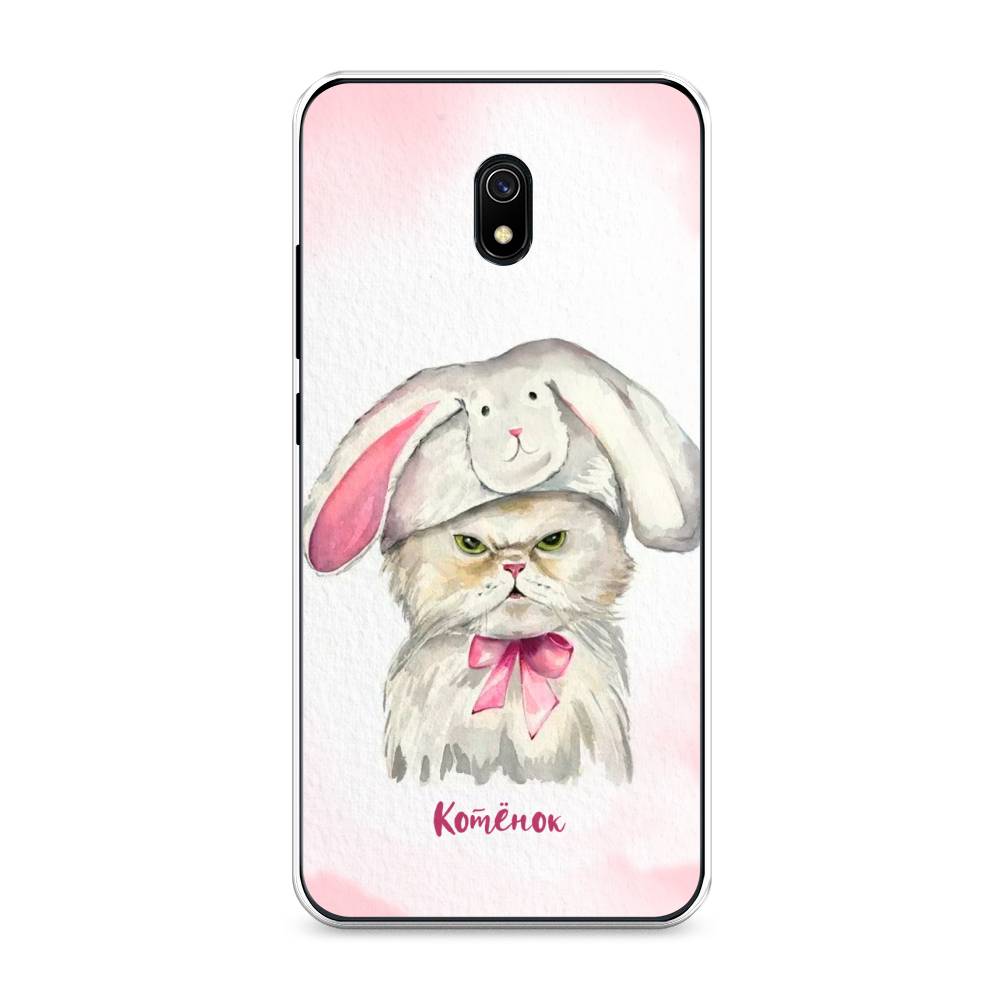 

Чехол на Xiaomi Redmi 8A "Мой котёнок", Розовый;серый, 37250-1