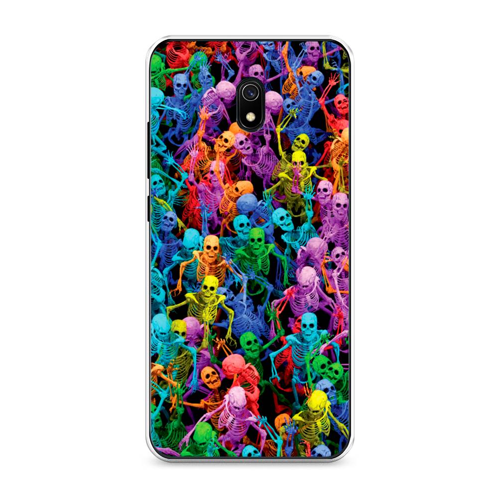 

Чехол на Xiaomi Redmi 8A "Вечеринка скелетов", Фиолетовый;желтый;оранжевый, 37250-6