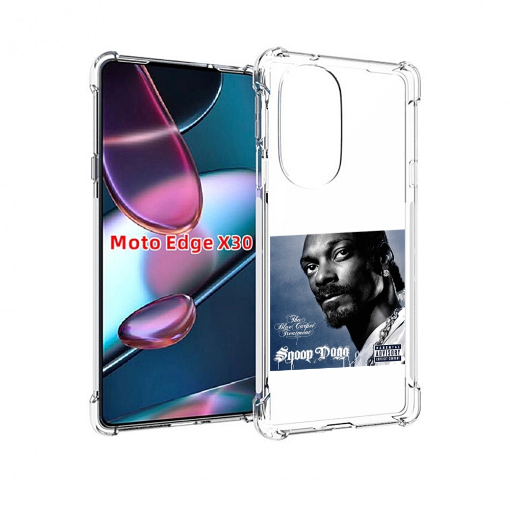 

Чехол MyPads Snoop Dogg THA BLUE CARPET TREATMENT для Motorola Moto Edge X30, Прозрачный, Tocco