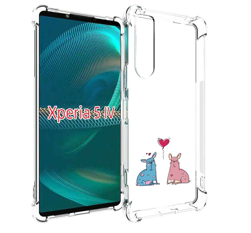 

Чехол MyPads Лама любовь для Sony Xperia 5 IV (5-4), Прозрачный, Tocco
