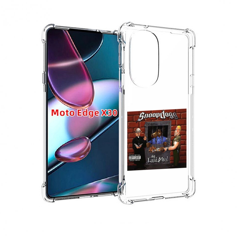 

Чехол MyPads Snoop Dogg THA LAST MEAL для Motorola Moto Edge X30, Прозрачный, Tocco