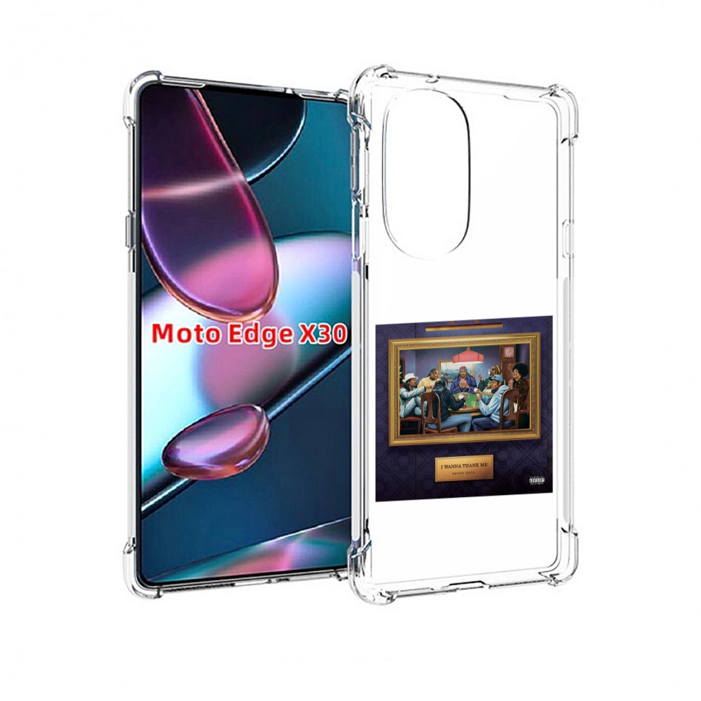 

Чехол MyPads Snoop Dogg WANNA THANK ME для Motorola Moto Edge X30, Прозрачный, Tocco