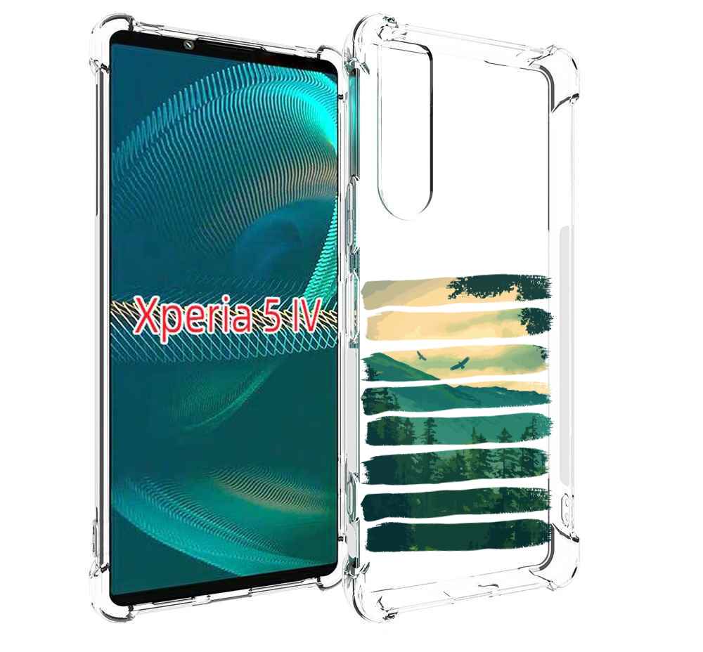 

Чехол MyPads Лесная чаща для Sony Xperia 5 IV (5-4), Прозрачный, Tocco