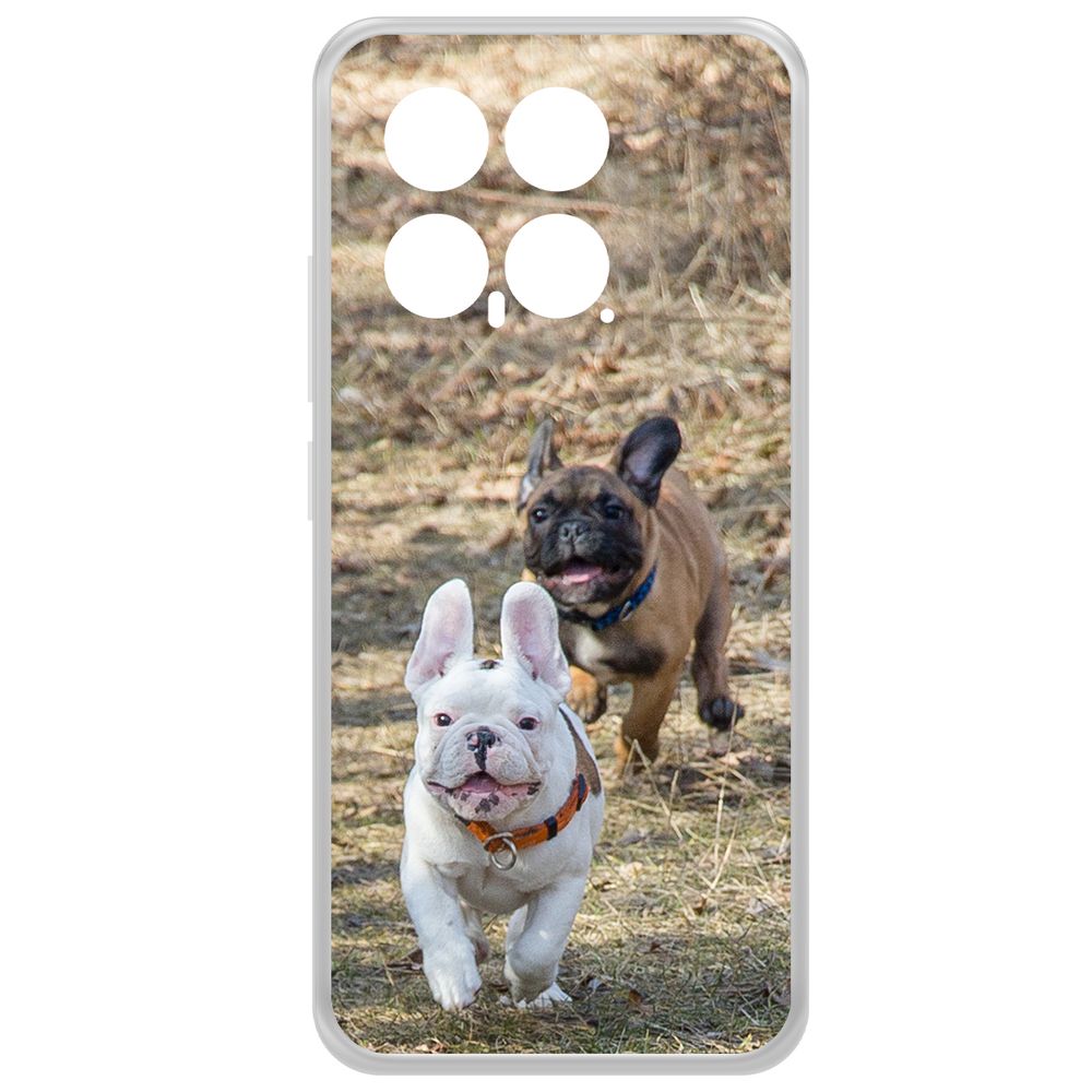 

Чехол-накладка Krutoff Clear Case Догонялки для Xiaomi 14, Прозрачный