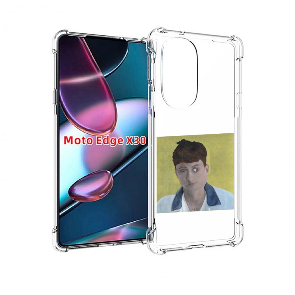 

Чехол MyPads Stay Ugly Boulevard Depo для Motorola Moto Edge X30, Прозрачный, Tocco
