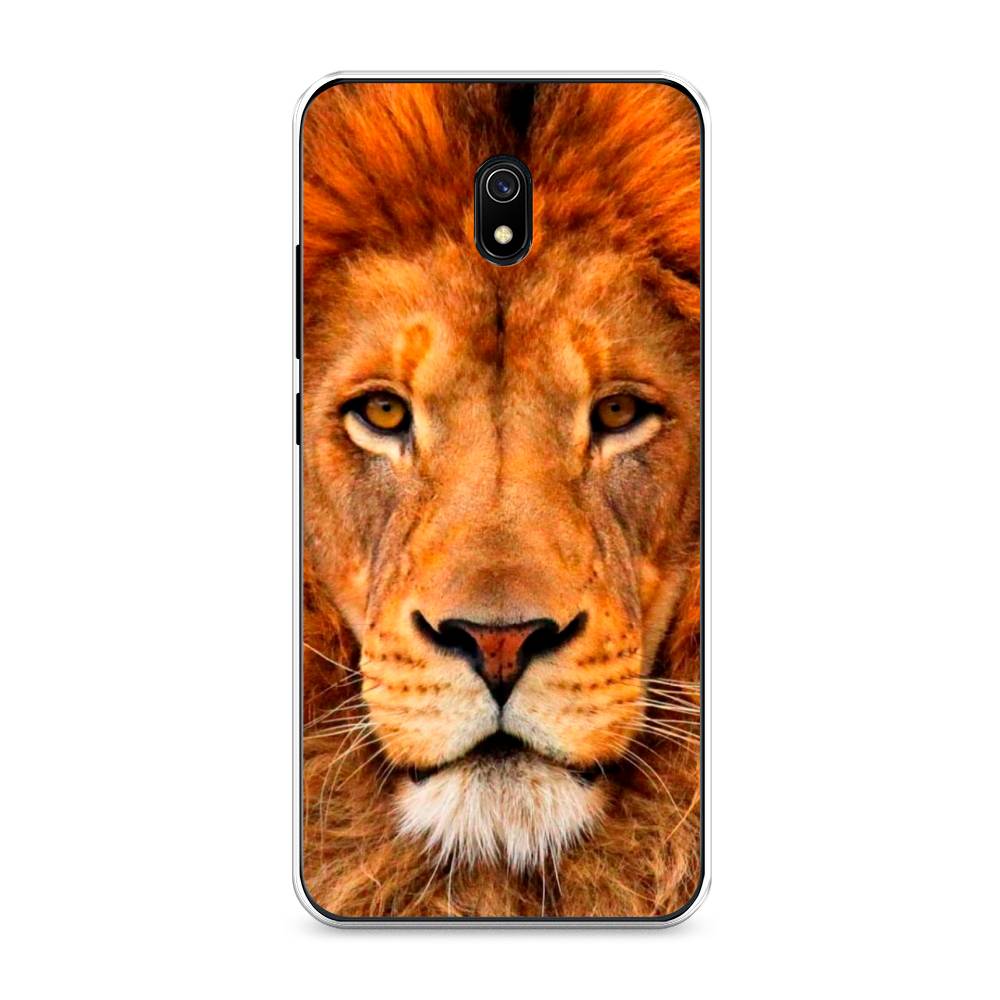 

Чехол на Xiaomi Redmi 8A "Благородный лев", Оранжевый, 37250-1