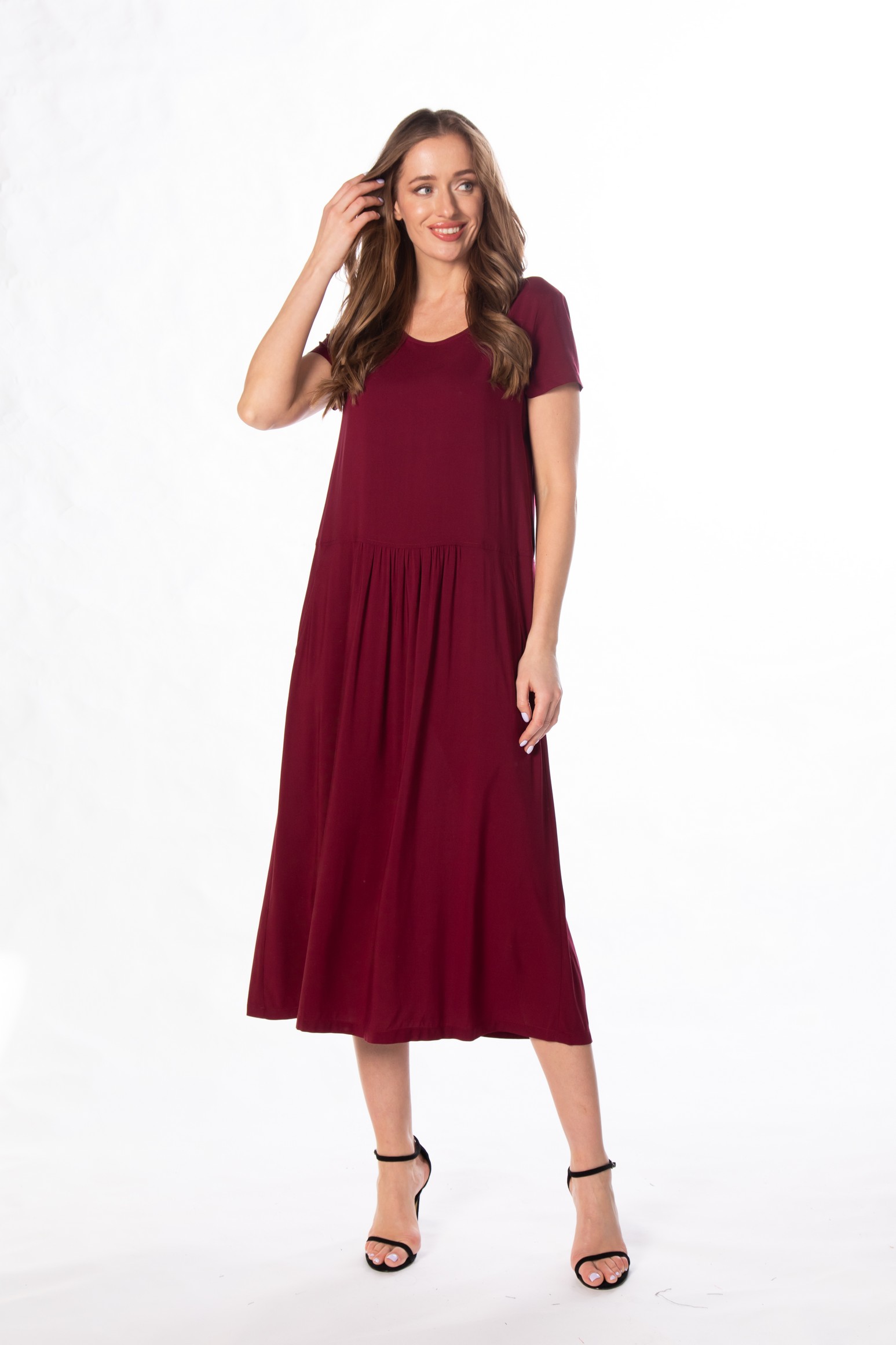 Платье женское DAYS 171223/1 красное XL