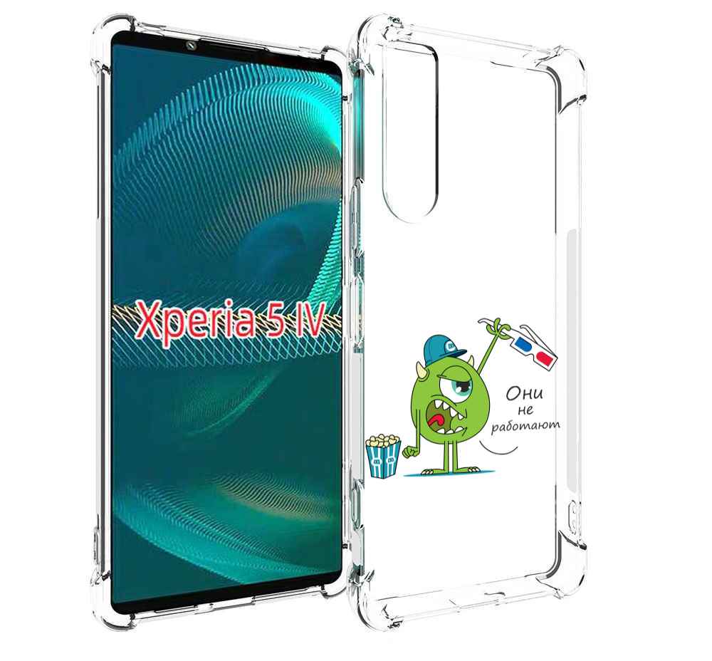 

Чехол MyPads Очки не работают для Sony Xperia 5 IV (5-4), Прозрачный, Tocco
