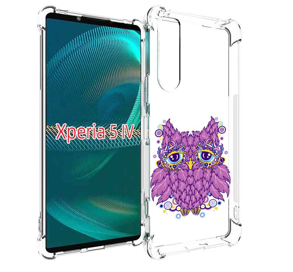 

Чехол MyPads Розовая сова для Sony Xperia 5 IV (5-4), Прозрачный, Tocco