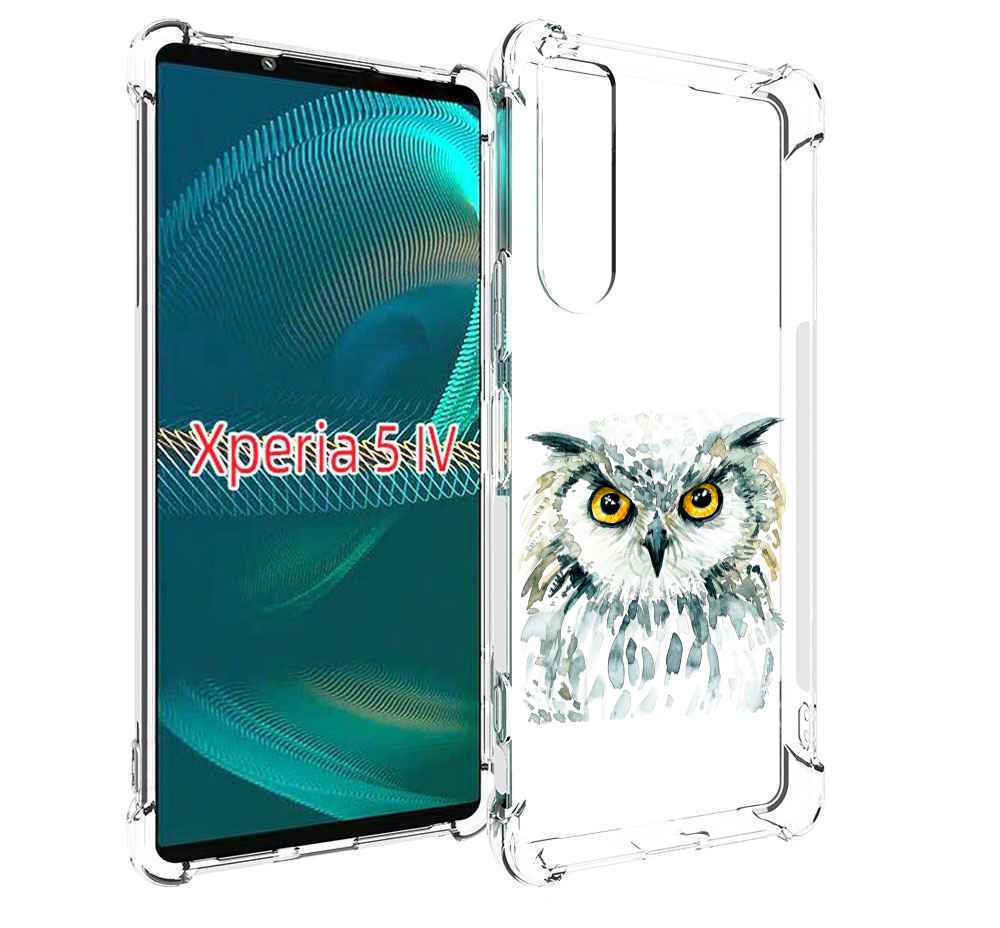 

Чехол MyPads Серьезная сова для Sony Xperia 5 IV (5-4), Прозрачный, Tocco