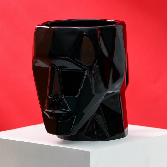 

Кружка «Голова», черная, 500 мл