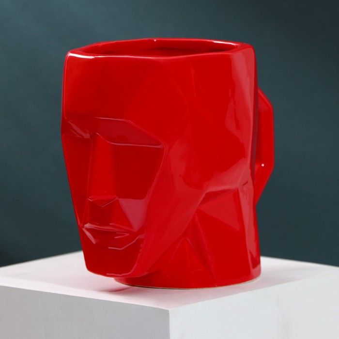 

Кружка «Голова», красная, 500 мл