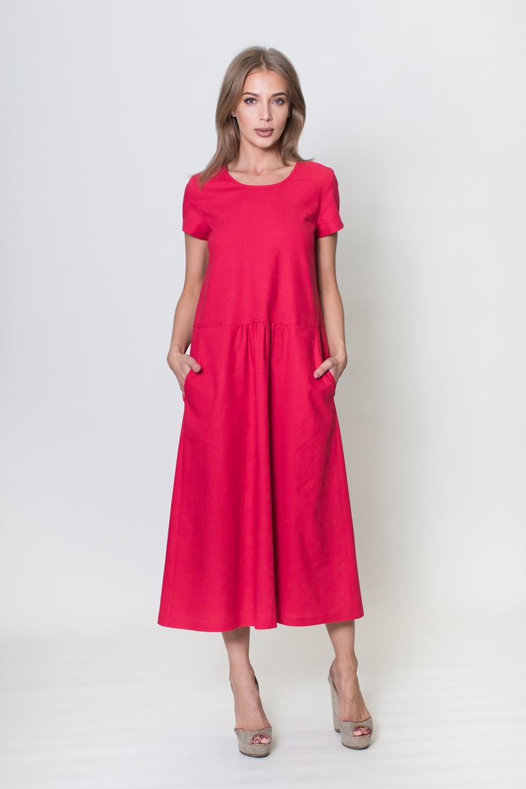 Платье женское DAYS 171223 красное XS