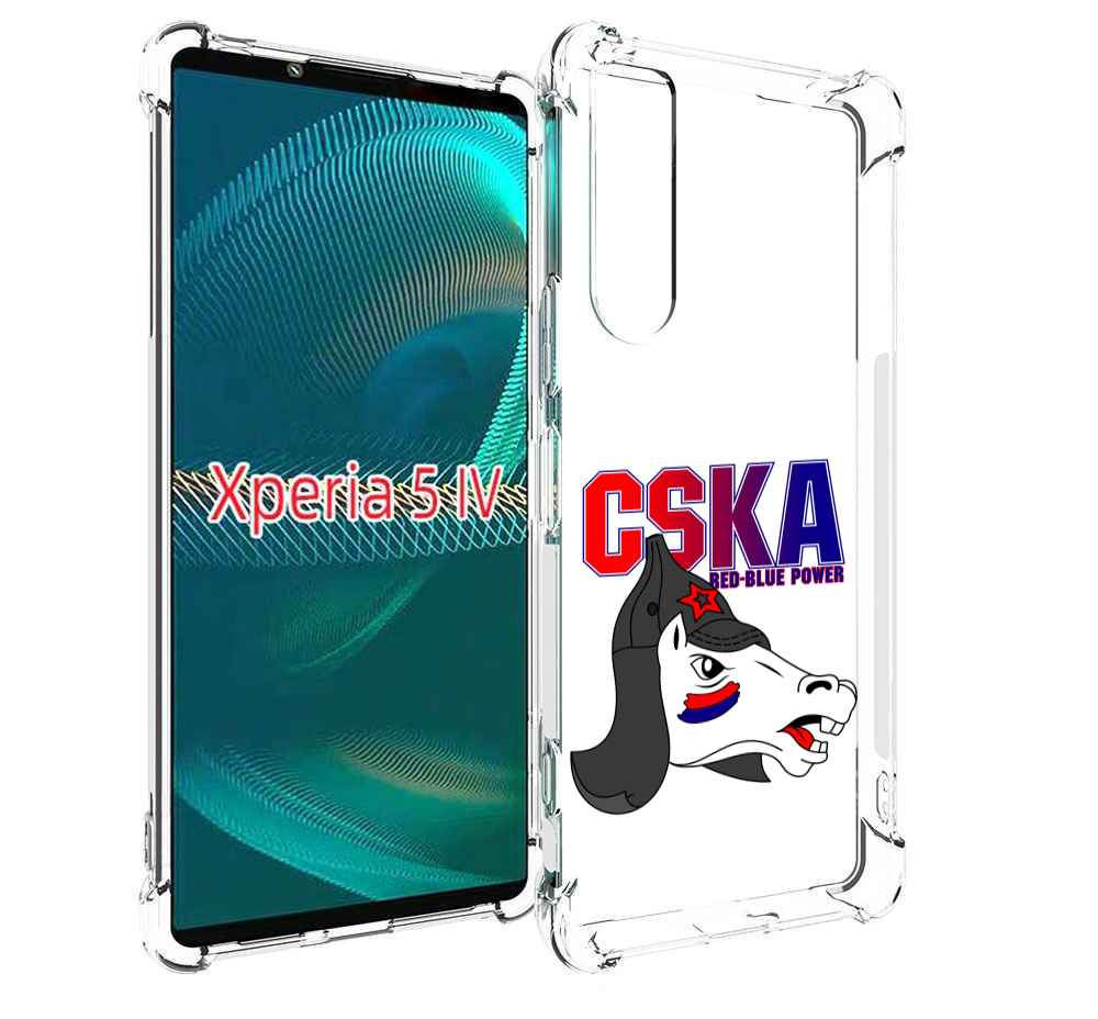 

Чехол MyPads ФК ЦСК лошадка россия для Sony Xperia 5 IV (5-4), Прозрачный, Tocco