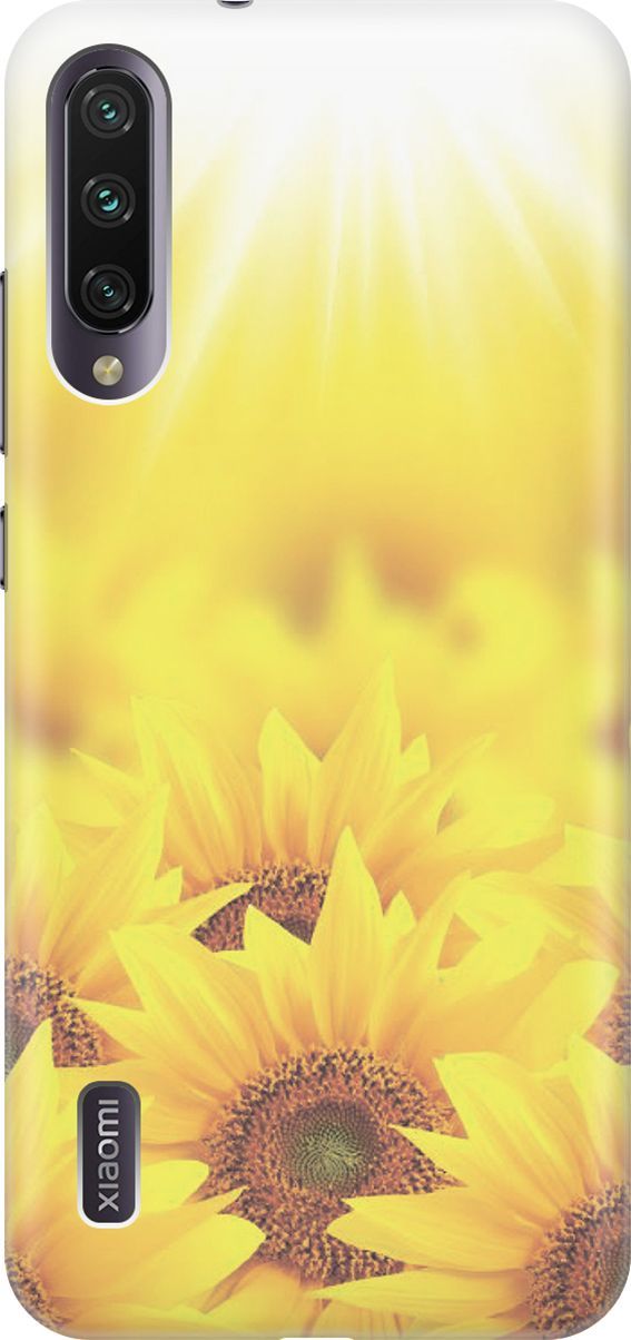 

Чехол на Xiaomi Mi A3 "Поле подсолнухов", Желтый;оранжевый, 2912
