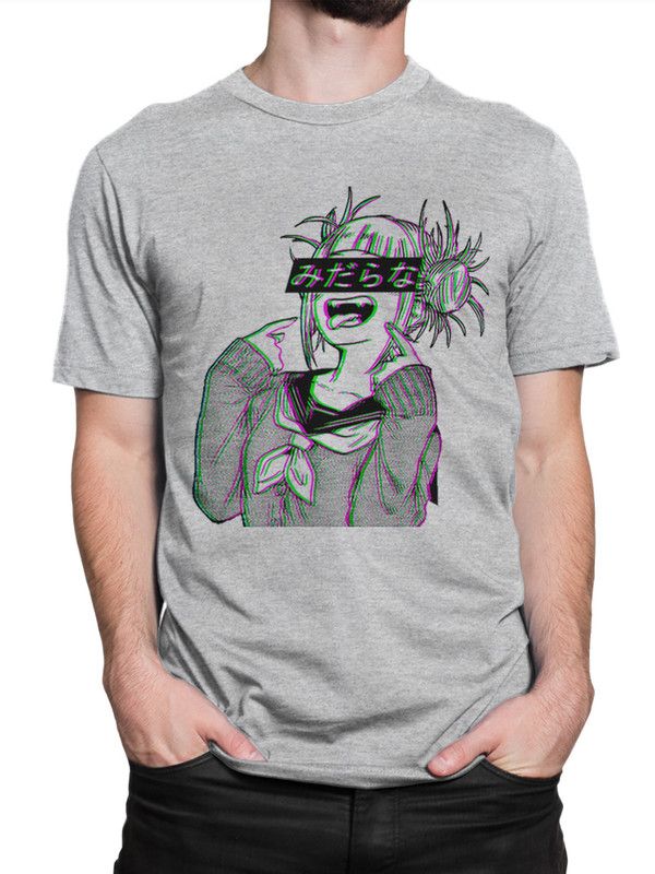 

Футболка мужская DS Apparel Моя геройская академия - Химико Тога 2 серая 2XL, Серый, Моя геройская академия - Химико Тога 2