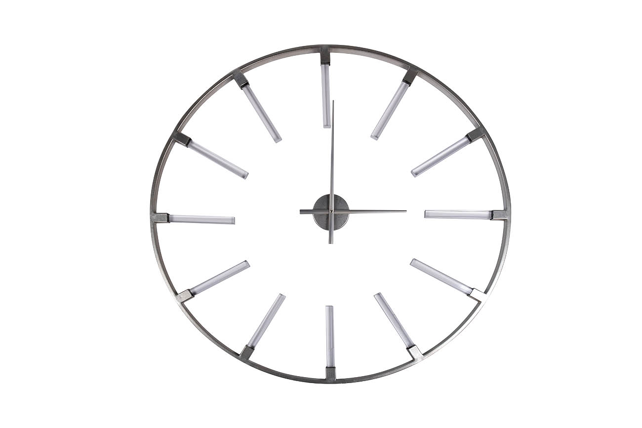 

Часы Garda Decor 19-OA-6157SL Часы настенные круглые цвет серебро d91см