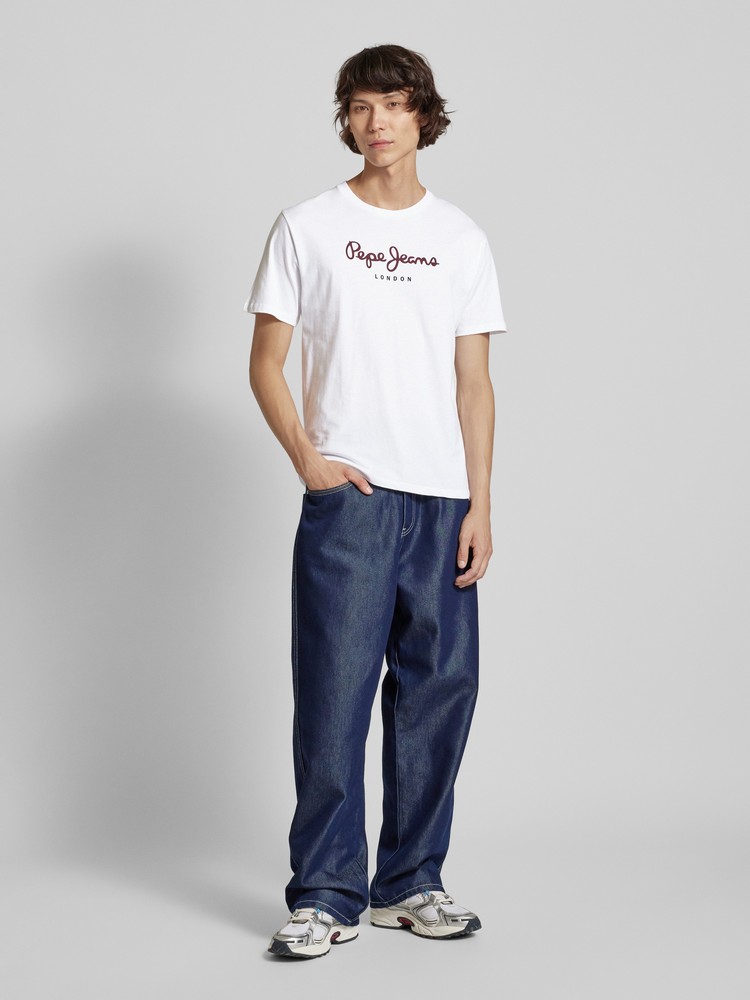 Футболка мужская Pepe Jeans London PM508208 белая S 6032₽