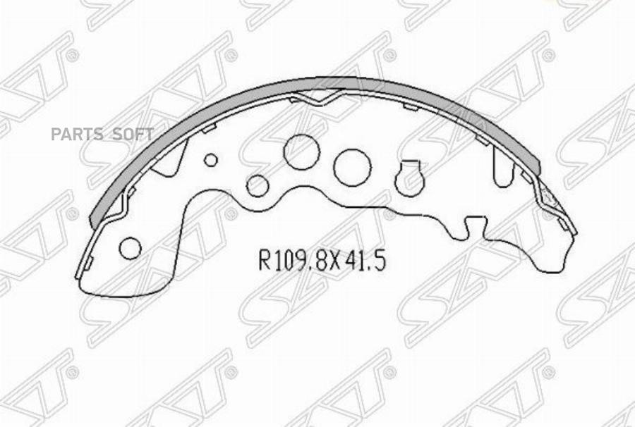 

Колодки Тормозные Зад Suzuki Grand Vitara 98-05 1Шт Sat St-53200-65D11
